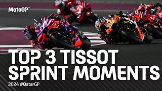 Top 3 #TissotSprint Moments ⚡️ | 2024 #QatarGP