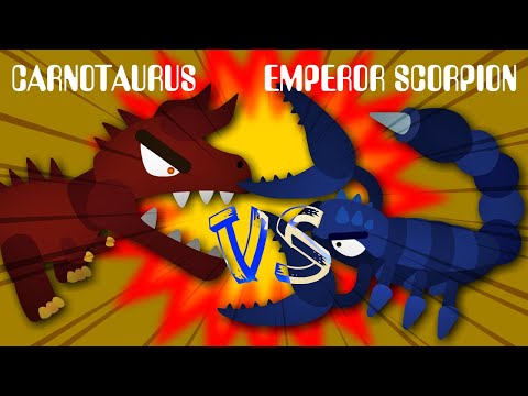 Carnotaurus VS Emperor Scorpion | 카르노타우루스 VS 황제 전갈 [Monster Dinosaur Insect Battle | 괴물 공룡 곤충 배틀]