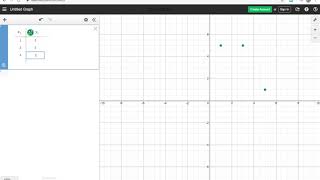 Graphing Scatterplots in Desmos