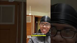 Baking a 7UP cake with Grandma… the laughs were worth the mess