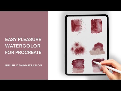 Easy Watercolor Studio for Procreate, a Brush Add-On by Liquid Amethyst Art (Thumbnail 12 of 12)