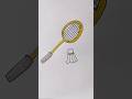 Badminton 🏸 Racket For Kids #badminton #kidstvforfun #drawing #shorts #viralshorts #coloring #art