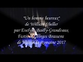 Un homme heureux de william sheller par evelyne bailly grandvaux fest brassens vaison 2017