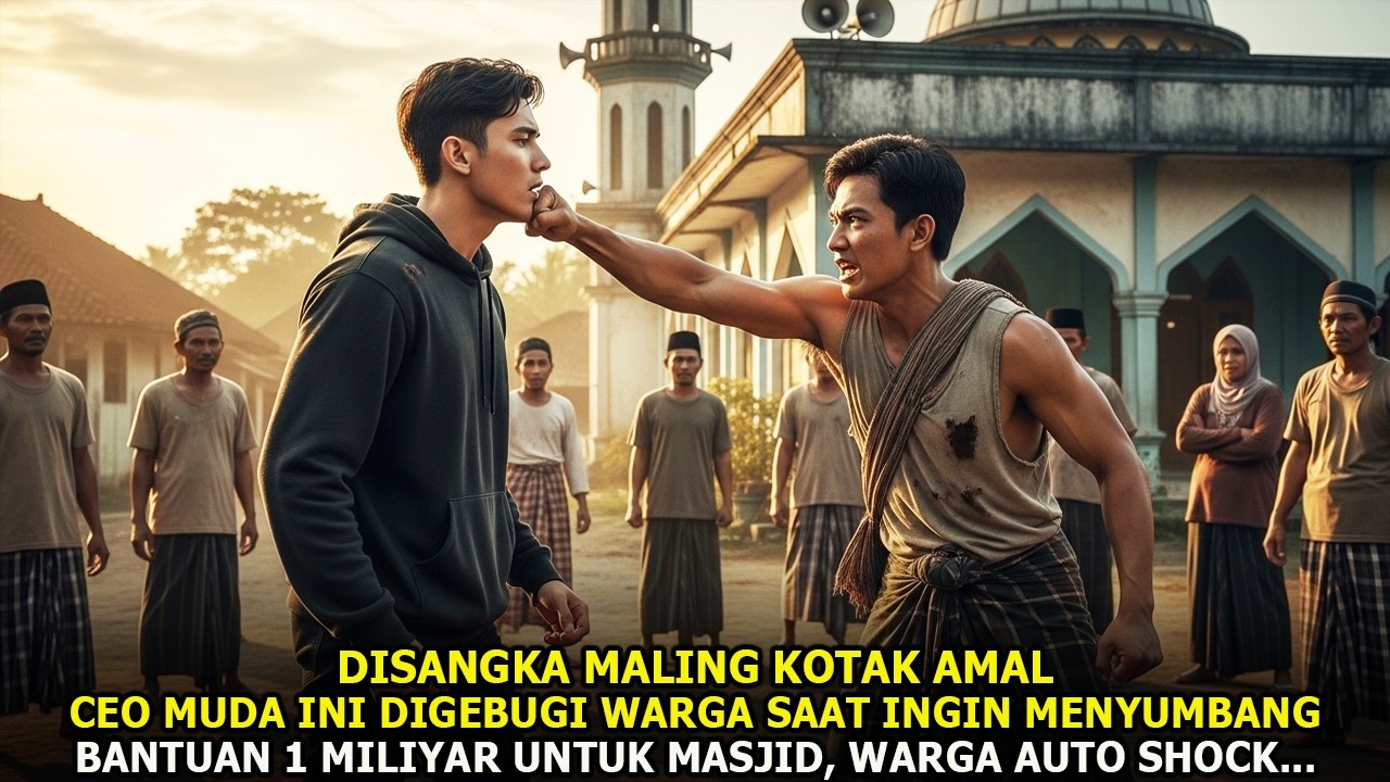 DIKIRA MALING💥CEO Muda ini Dikeroyok dan Digebugi Warga saat Mau Menyumbang 1 Milliyard Untuk Masjid