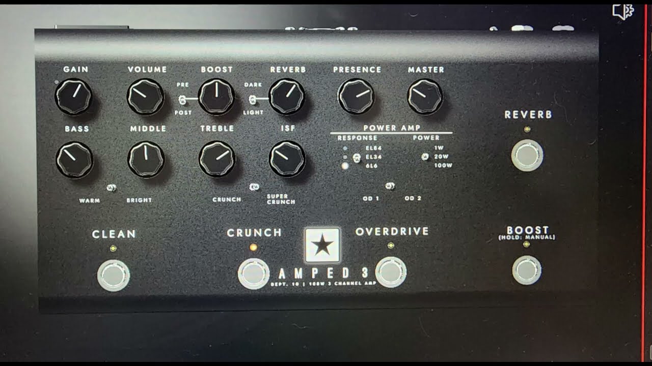 Blackstar Amped 3 - Boss HM2 Swedish Deathmetal test