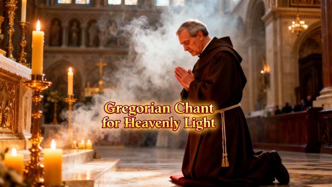 Gregorian Chant for Healing Sleep and Divine Light | Benedictine Ambience and Sacred Grace