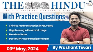 The Hindu Analysis by Prashant Tiwari | 3 May 2024 | Current Affairs Today | StudyIQ