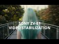 Sony ZV-E1 Video Stabilization (In-camera vs Post, Native vs Third-Party lenses)