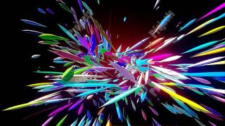 Abstract CGI motion graphics with multicolored lines
