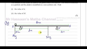 6677/01 Edexcel M1 (GCE) June 2016 Q6, Moments, Tilting