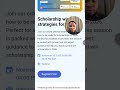 Scholarship Winning Strategies for 2026 (How to Register for the Webinar) #webinar #scholarship