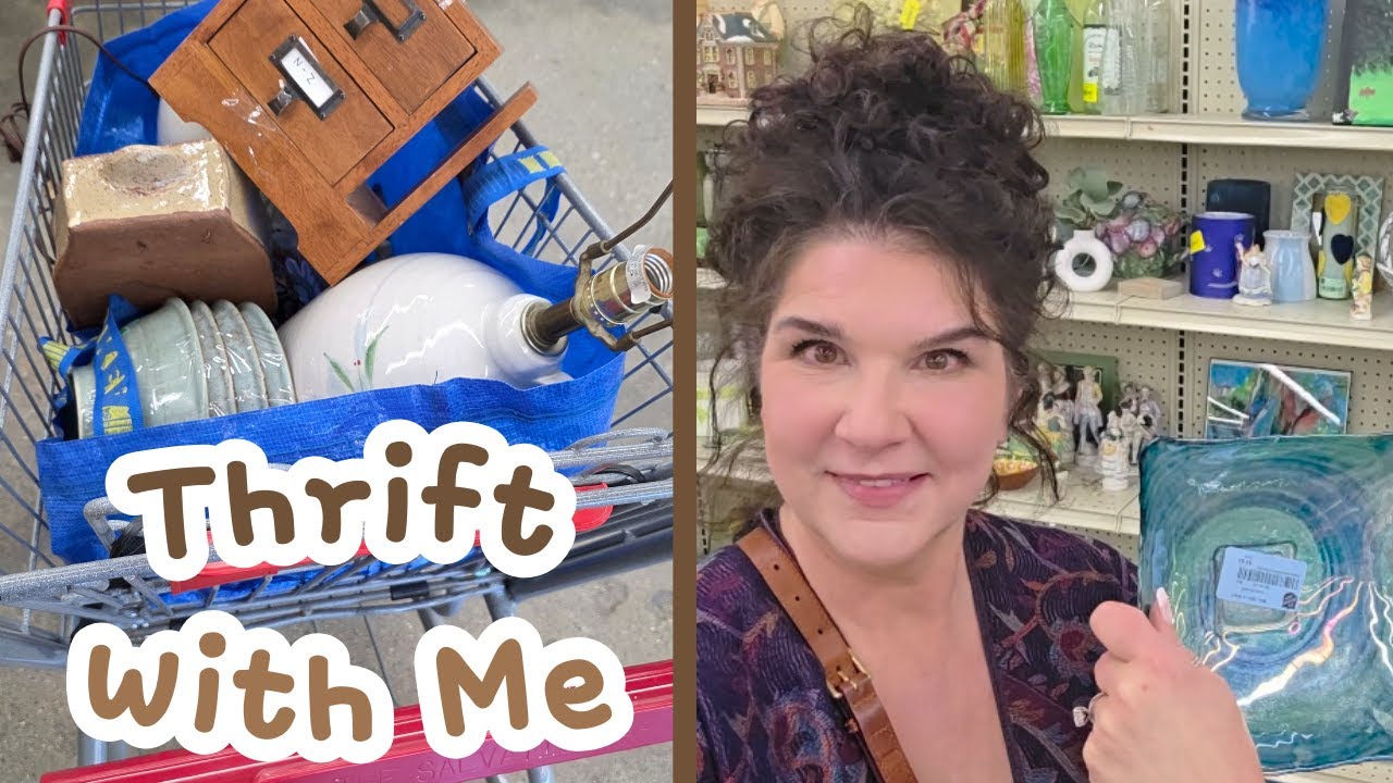 Cart’s Full! Thrifting Pottery Treasures + Halloween Booth Displays That Sell & Greenhouse Revamp
