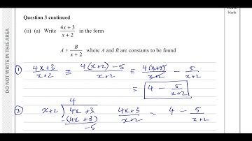 WMA13 IAL (Edexcel) P3 June 2021 Q3 Integration, Reverse of the Chain Rule, ln