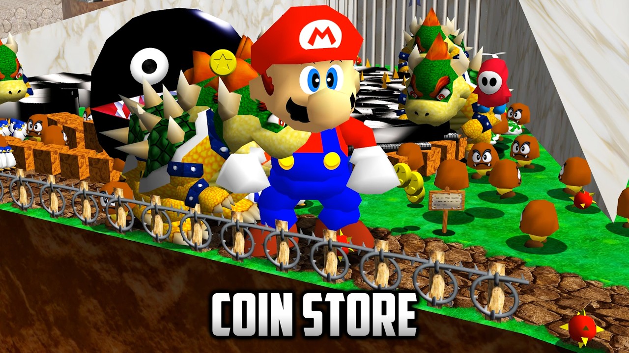 スーパーマリオ64 ⭐ Super Mario 64 PC Port - Coin Store v1.9 - YouTube