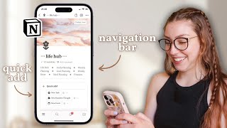 My Top Tricks for EASY Navigation in the Notion Mobile App 📱 screenshot 3