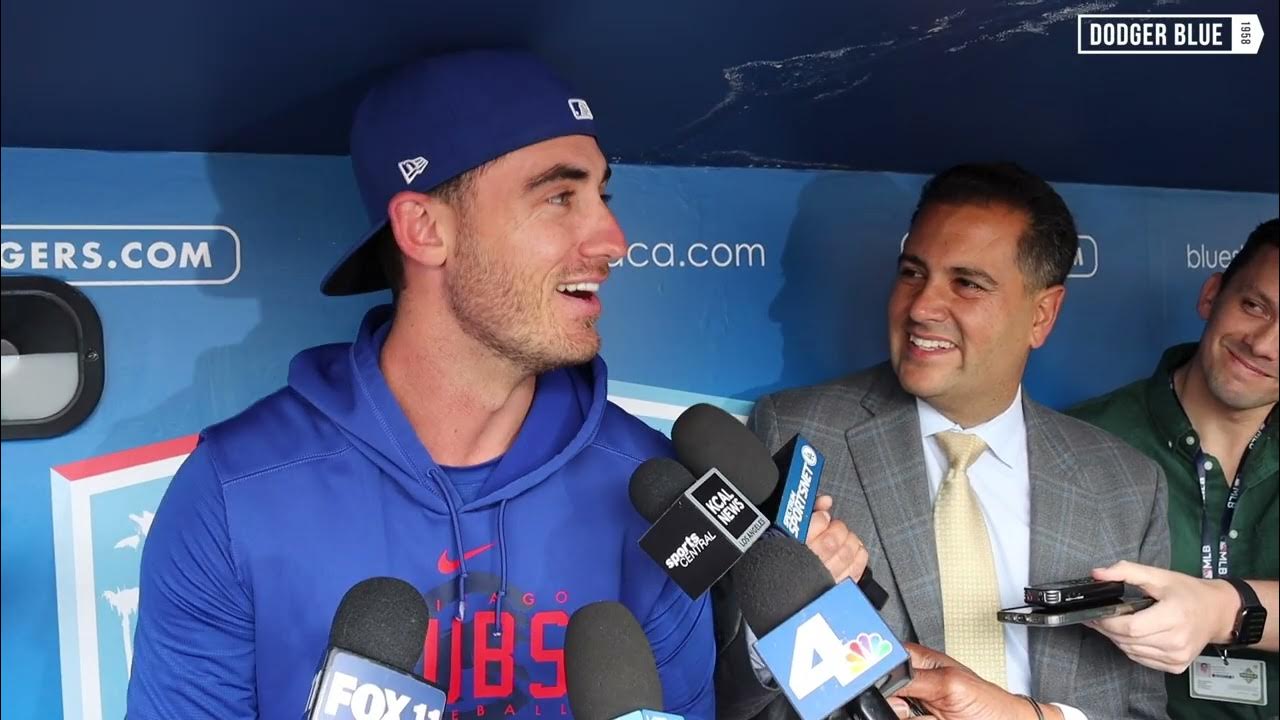 Dodgers pregame Cody Bellinger talks return to Dodger Stadium YouTube