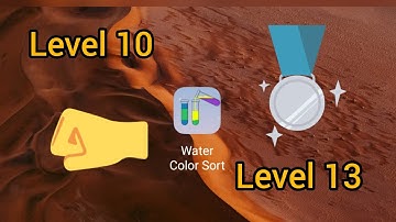 water color sort level 10 to 13