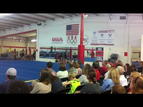 Level 3 floor routine flames gymnastics. Shiloh