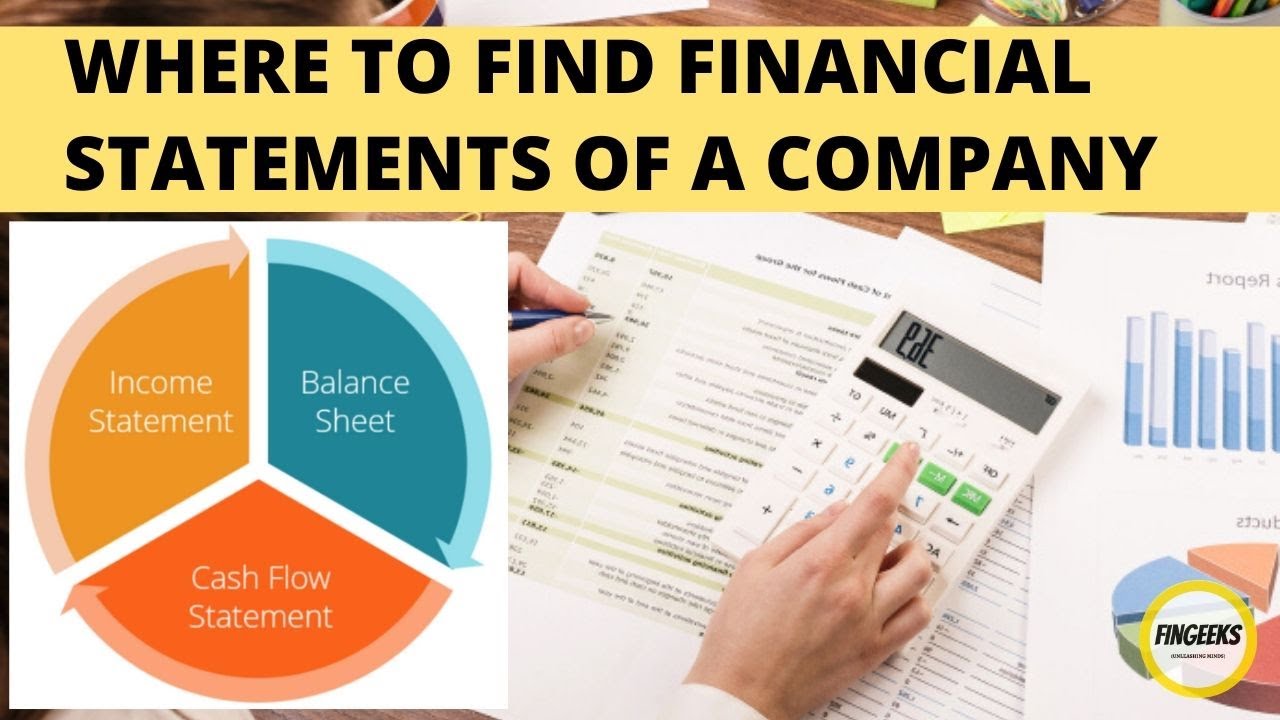 Where To Find The Financial Statements annual Reports Of A Company