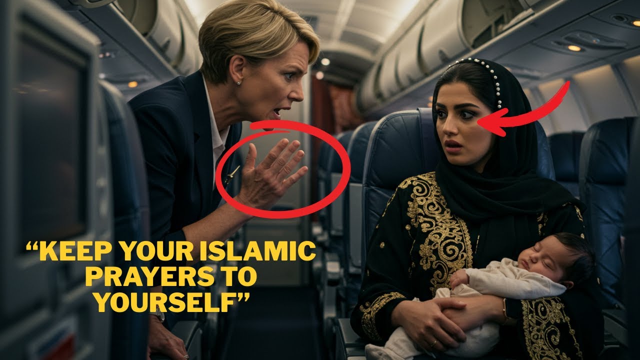 Flight Attendant Slapped Muslim Mom For Praying — Didn't Know Her Husband Was The CEO!