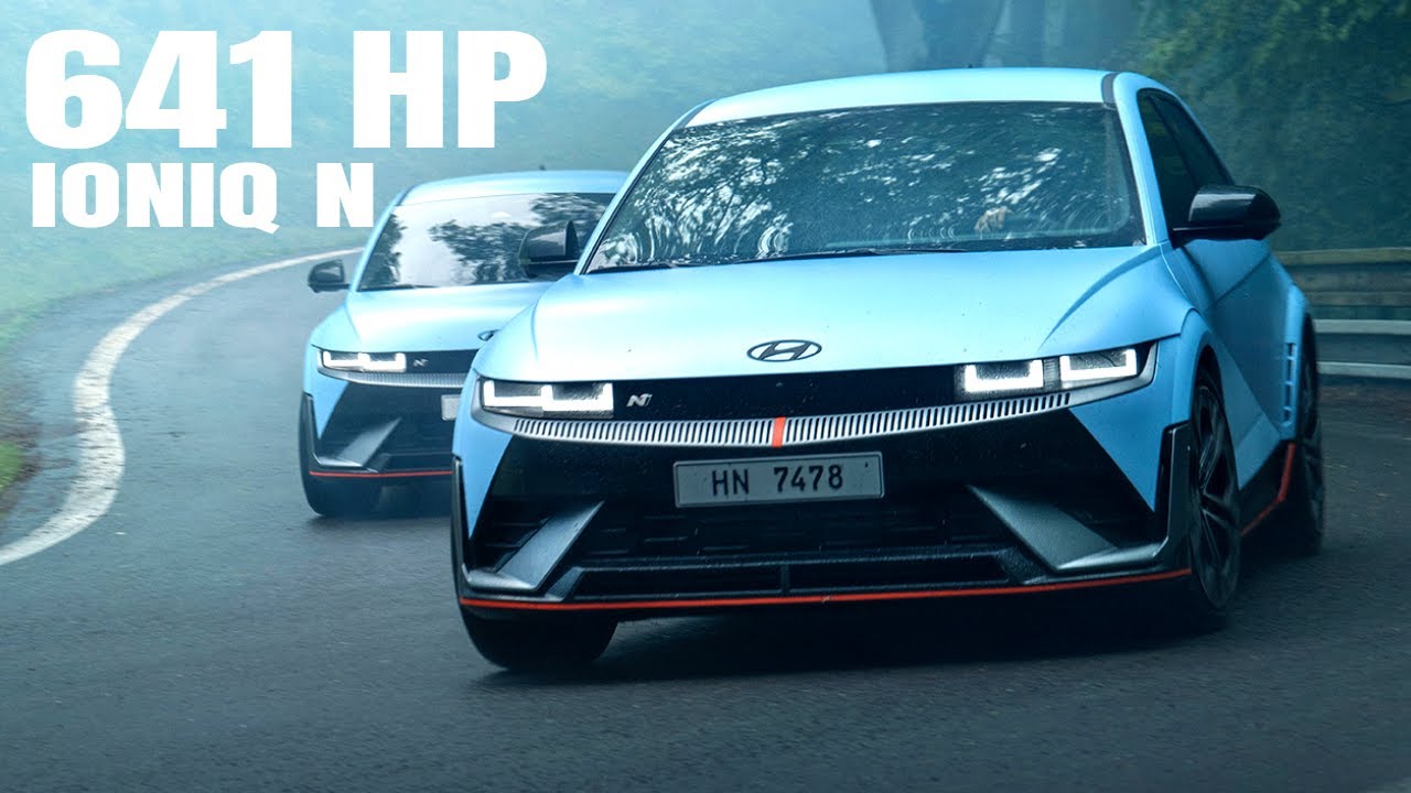 The Thrilling Debut of Hyundai Ioniq 5 N: Electrifying Power - YouTube