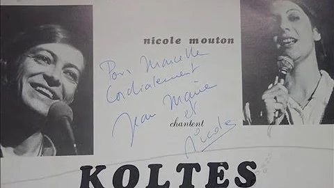 Jean Marie Koltes & Nicole Mouton / Chantent Kolte...