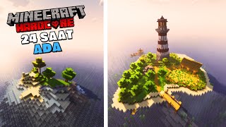 Minecraft'ta Issız Bir Adada 24 Saat Hayatta Kaldım