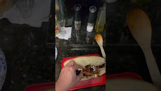 Chicken cutlets sandwich with my home grown hot fried peppers!