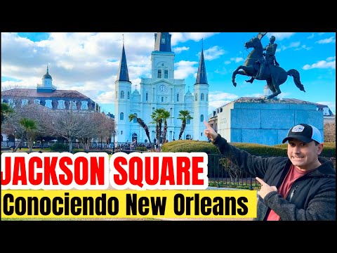Video: Recorrido por Jackson Square en el Barrio Francés de Nueva Orleans