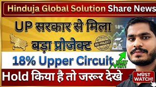 Hinduja global solutions share latest news | hinduja global solutions share news today #nifty
