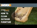 How to Clean Outdoor Furniture | WORX Hydroshot Hacks