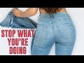 WHAT NO ONE TELLS YOU ABOUT JEANS  *life changing*