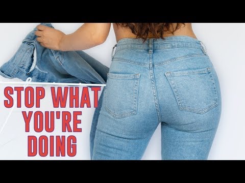 how to choose jeans for a girl according to her body type