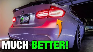 BMW F30 LCI TAIL LIGHT CONVERSION!