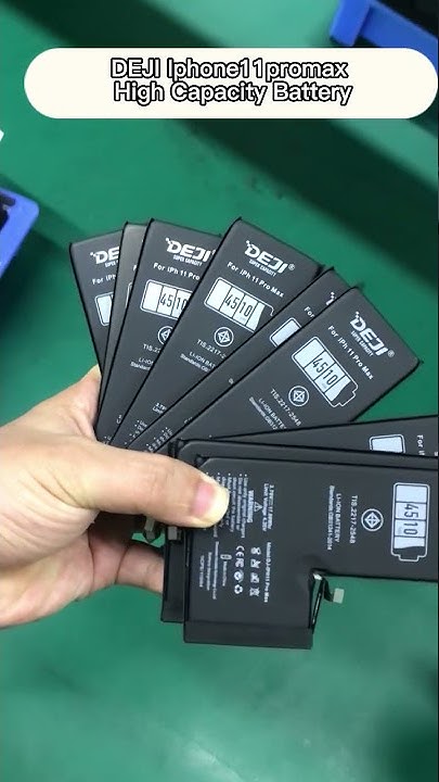 DEJI Iphone11promax High Capacity Battery Wholesale Factory - YouTube