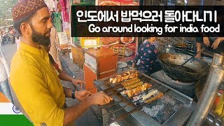 Look around for street food in delhi - Hard trip【47】