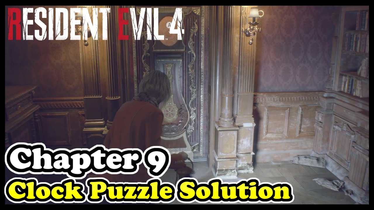 How to solve the Resident Evil 4 remake Ashley clock puzzle