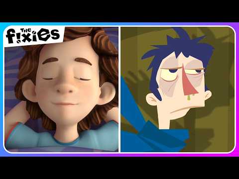 Tom Thomas is Pretending To Be Sick | The Fixies | Educational Cartoons For Kids
