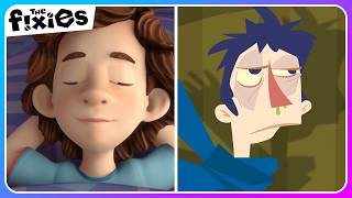 tom thomas is pretending be sick fixies educational cartoons