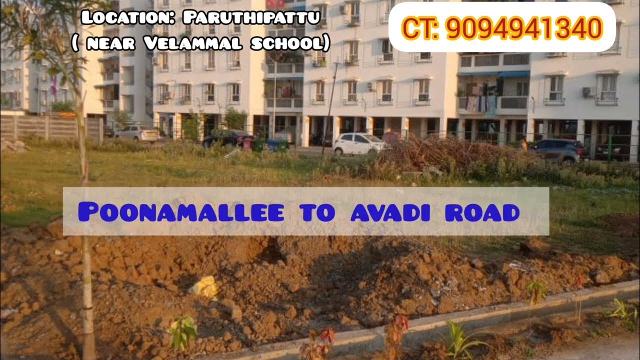 Chennai Avadi Near Paruthipattu CMDA & RERA approved Premium Plots sale