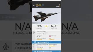 Rare fighters jets #flightradar24