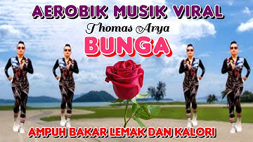 SENAM AEROBIK PEMULA | MUSIK BREAKBEAT VIRAL (BUNGA) | BAKAR LEMAK & KALORI | CHOREO Irna Chendani