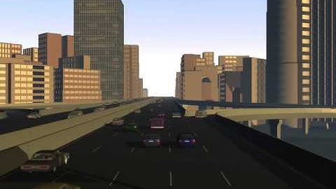 Continuum Traffic Simulation