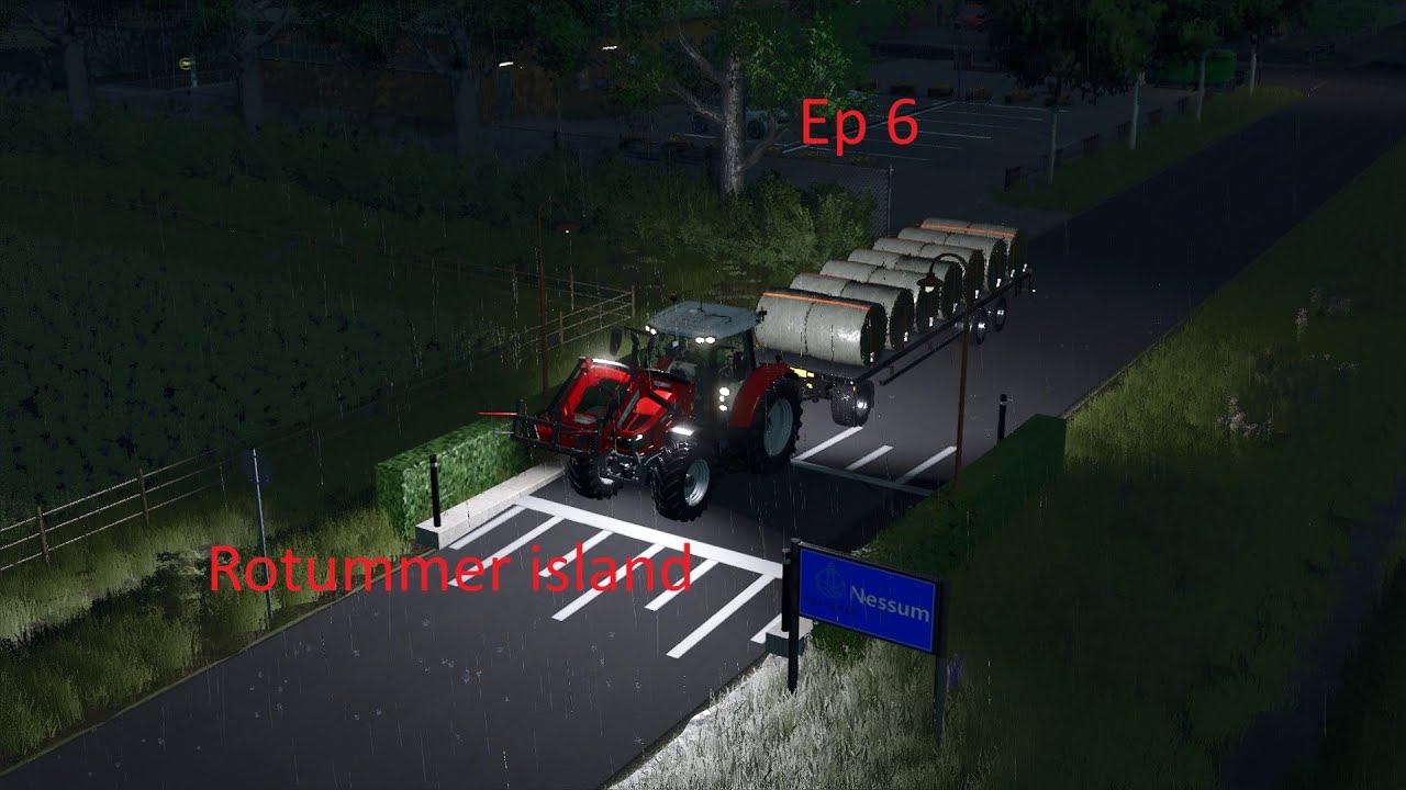 Rake the field and collect the bales