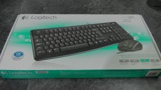 Logitech mk120 Keyboard & Mouse - Unboxing & first look