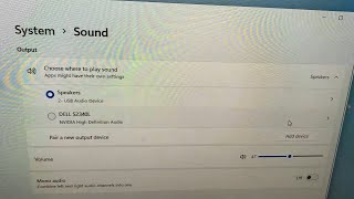 how to switch between audio outputs in windows 11
