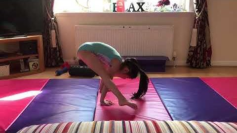 How to do a Straddle Stand lower to Straddle Lever Hold