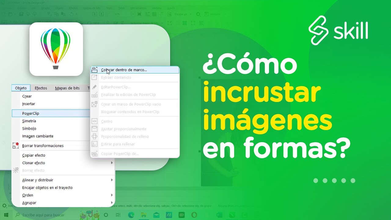 CÓMO INCRUSTAR IMÁGENES EN FORMAS EN COREL DRAW