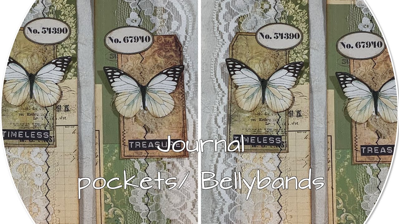 Craft with me : quick easy side journal pockets / belly bands for your ...