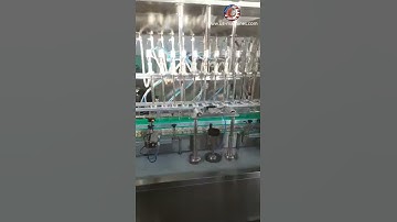 Automatic 10 nozzle piston type bottle filling machine for cream liquid sauce